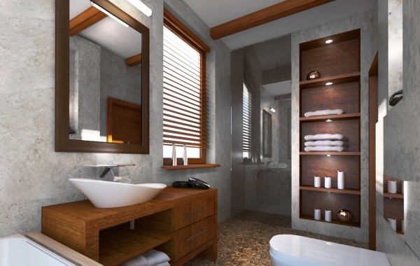 Łazienka w stylu orientalnym